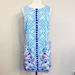 NWT Lilly Pulitzer Donna Romper – Hidden Treasure Print – Size 16 – Engineered